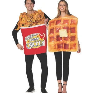 Adult Chicken And Waffle Couple Costumes<Oriental Trading Shop