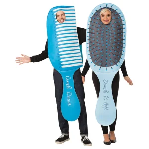 Adult Comb And Brush Couple Costumes<Oriental Trading Store
