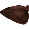 Adult Faux Suede Tricorn Hat<Oriental Trading Cheap