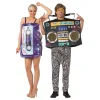 Adult Mix Tape And Boom Box Couple Costumes<Oriental Trading Fashion