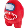 Oriental Trading Character Toys*Among Us Red Impostor With Tongue Teeth Plush Huggable Plushie 10" Doll Figure Pmi International