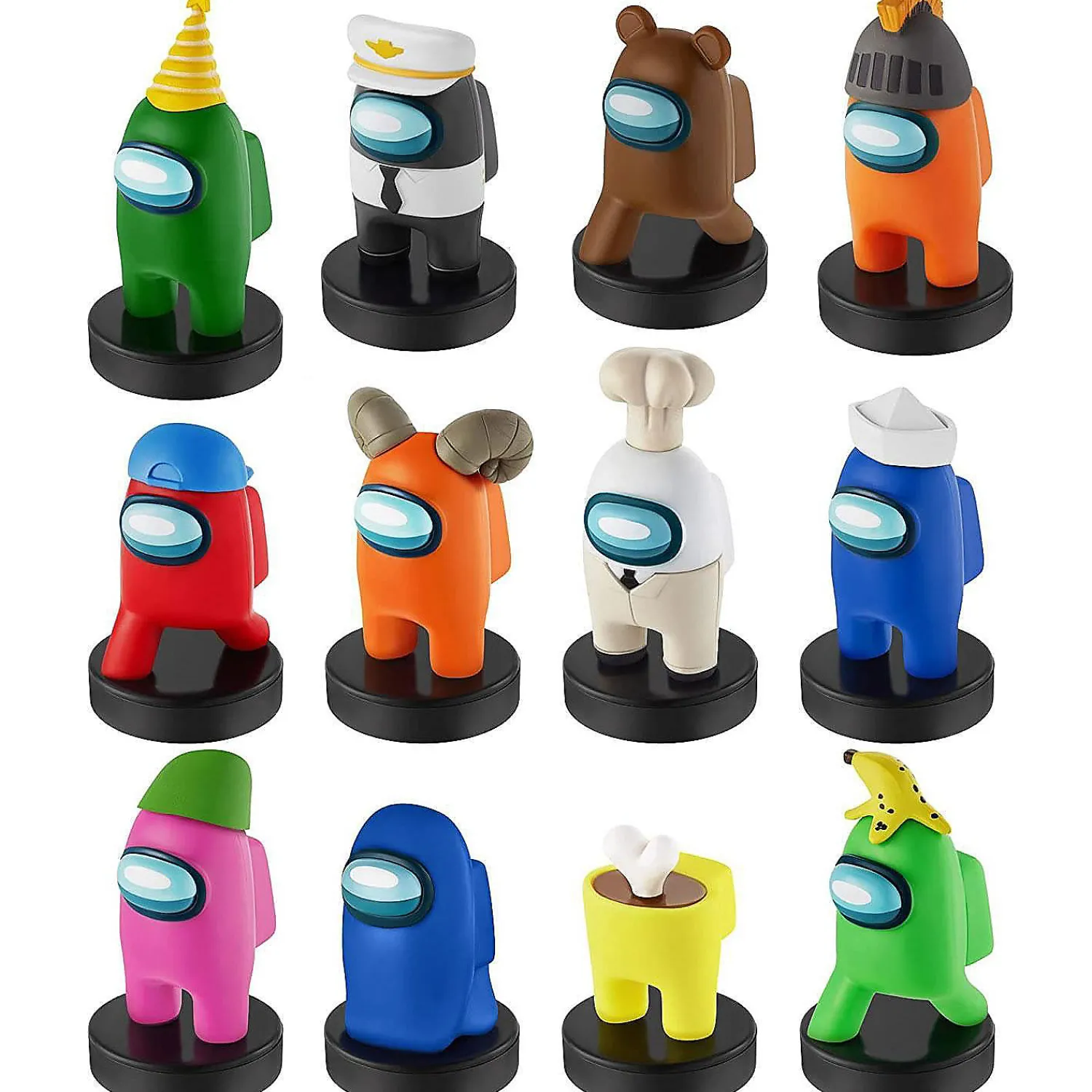 among_us_stampers_pk_crew_0.webp Oriental Trading Character Toys*Among Us Stampers 12Pk Crewmate Party Favor Cake Toppers Figure Set Pmi International