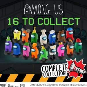 Oriental Trading Character Toys*Among Us Stampers 12Pk Crewmate Party Favor Cake Toppers Figure Set Pmi International