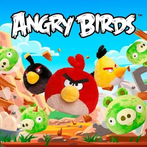 Oriental Trading Character Toys*Angry Birds Chuck Charles Yellow Bird Canary 9