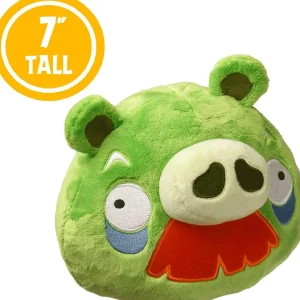 Oriental Trading Character Toys*Angry Birds Green Moustache Foreman Pig Plush Bad Piggies 7" Pillow Doll Soft Toy Mighty Mojo