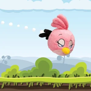 Oriental Trading Character Toys*Angry Birds Stella Pink Girly Bird Plush 8" Pillow Doll Character Mighty Mojo