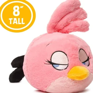 Oriental Trading Character Toys*Angry Birds Stella Pink Girly Bird Plush 8