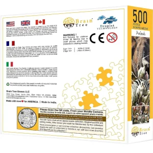 Oriental Trading Puzzles*Animal Jigsaw Unique Puzzles For Adults - Premium Quality - 500 Pieces