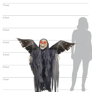 48" Animated Winged Reaper<Oriental Trading Sale
