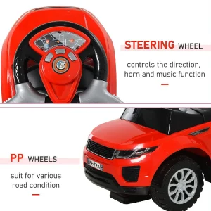 Aosom 3 In 1 Toddler Push Car W/Music Lights And Secure Bar 1-3Yr Red<Oriental Trading Hot