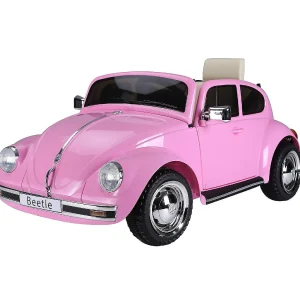 Aosom Licensed Volkswagen Beetle Electric Ride On Car 6V Battery Powered Remote Control 3-6Yrs Pink<Oriental Trading New