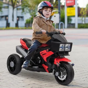 Aosom 6V Kids Motorcycle Electric Ride On W/ Music Red<Oriental Trading Cheap