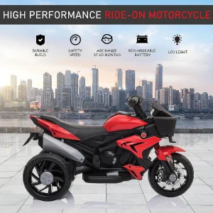 Aosom 6V Kids Motorcycle Electric Ride On W/ Music Red<Oriental Trading Cheap