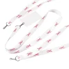 Oriental Trading Necklaces*Awareness Ribbon Badge Holder Lanyards - 12 Pc.
