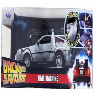 Oriental Trading Toy Cars*Back To The Future Time Machine Light-Up 1:24 Die Cast Vehicle