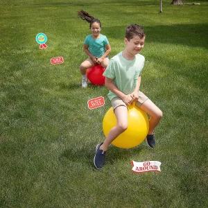 Backyard Carnival Hopper Relay Game<Oriental Trading Store