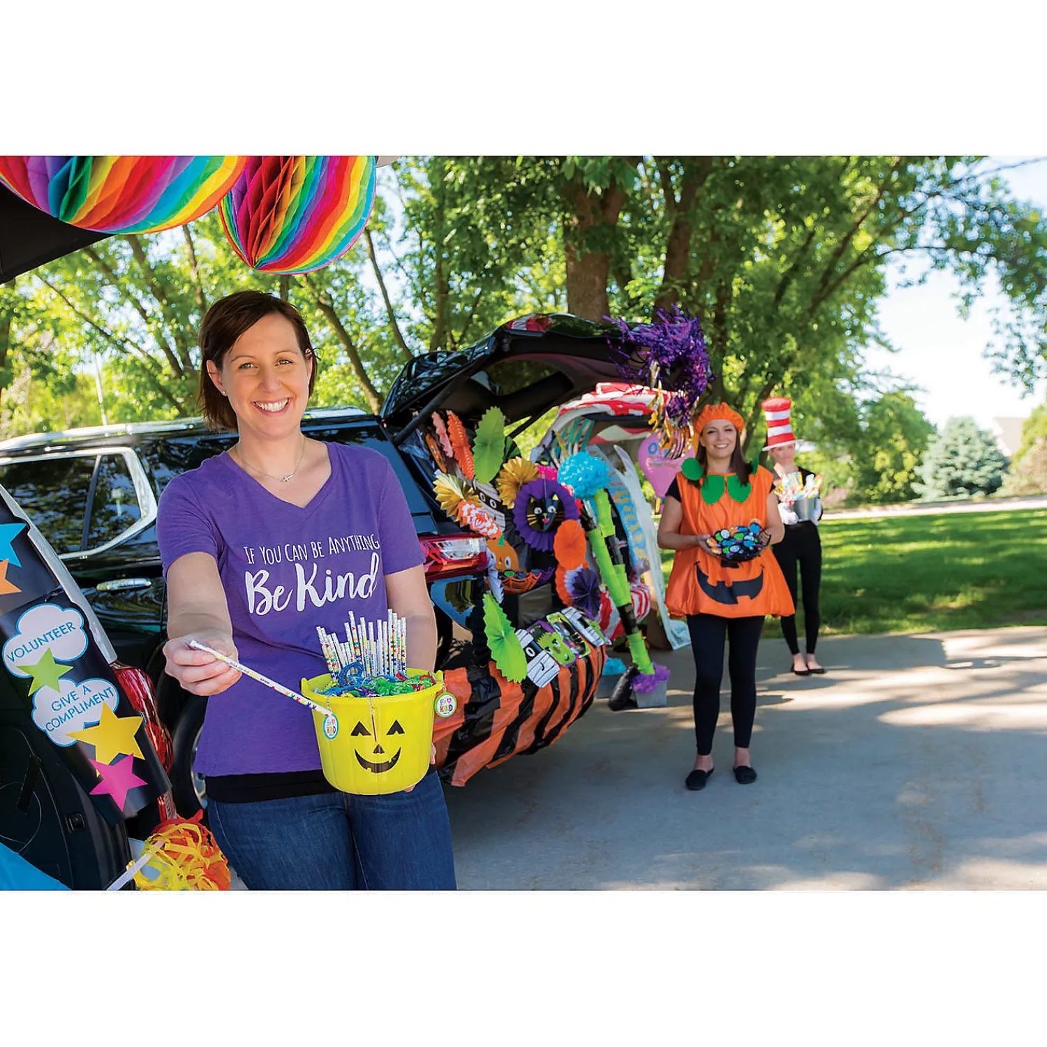 be_kind_trunkortreat_deco_3.webp Be Kind Trunk-Or-Treat Decorating Kit - 30 Pc.<Oriental Trading Sale