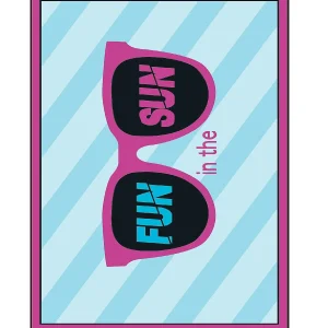 Beach Towel - Fun In The Sun, Blue<Oriental Trading Best