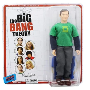 Oriental Trading Character Toys*Big Bang Theory Sheldon (Green Lantern/ Superman) Retro Clothed 8" Figure