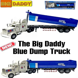 Oriental Trading Toy Cars*Big Daddy Big Rig Heavy Duty Tractor Trailer Transport Series Dump Truck Tractor Trailer Long Haul Dump Truck