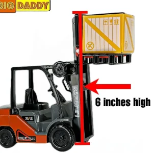 Oriental Trading Toy Cars*Big Daddy Light Duty Work Trucks Series Authentic Forklift With Load Included