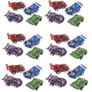 Oriental Trading Toy Cars*Big Mo's Toys 2.5" Party Pack Assorted Pull Back Racing Cars - 24 Pieces