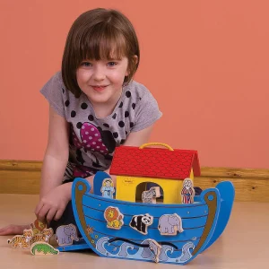 Oriental Trading Play Sets*Bigjigs Toys, Wooden Noah's Ark Playset