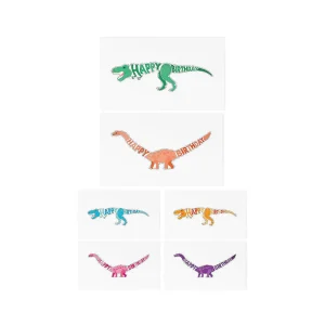 Oriental Trading Temporary Tattoos*Birthday Dinos Tattoo Set