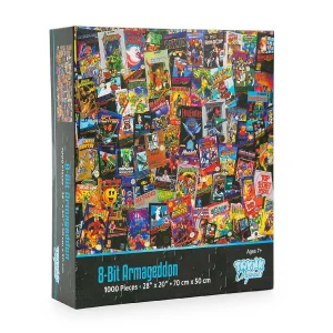 Oriental Trading Puzzles*8-Bit Armageddon Retro Video Game Puzzle 1000 Piece Jigsaw Puzzle