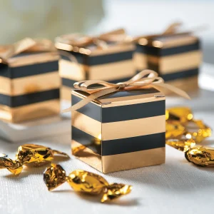 Black & Gold Favor Boxes - 24 Pc.<Oriental Trading Best Sale