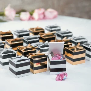 Black & Gold Favor Boxes - 24 Pc.<Oriental Trading Best Sale