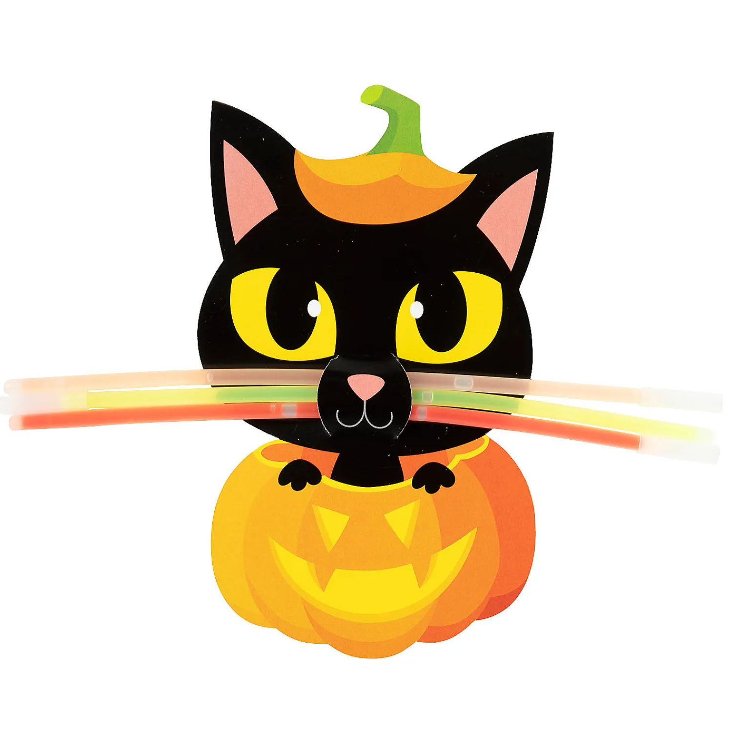 black_cat_glow_handout_ki_1.webp Black Cat Glow Handout Kit For 24<Oriental Trading Clearance