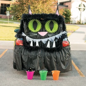 Black Cat Trunk-Or-Treat Decorating Kit - 50 Pc.<Oriental Trading Shop