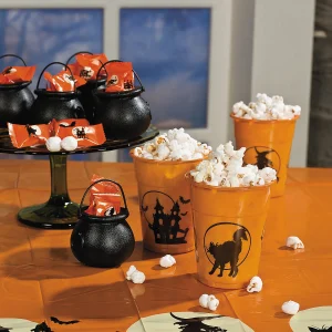 Black Cauldron Bpa-Free Plastic Candy Buckets - 12 Pc.<Oriental Trading Cheap