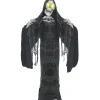 Black Reaper With Moving Mouth Halloween Decoration<Oriental Trading Cheap