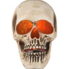 Blazing Scenes Realistic 10" Skull With Fire & Ice Lighted Decor<Oriental Trading Fashion