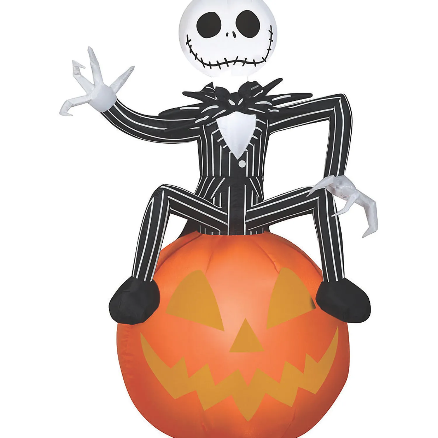 blow_up_inflatable_night_0-1.webp 42" Blow Up Inflatable Nightmare Before Christmas Jack Skellington Halloween Decoration<Oriental Trading Sale