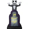 42" Blow Up Inflatable Nightmare Before Christmas Master Of Fright Jack Skellington Halloween Outdoor Yard Decoration<Oriental Trading Online