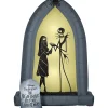 Blow Up Inflatable Nightmare Before Christmas Jack & Sally Arch Outdoor Yard Decoration<Oriental Trading Fashion