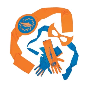 Oriental Trading Pretend Play*Blue & Orange Superhero Accessories - 4 Pc.