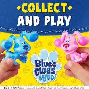Oriental Trading Character Toys*Blues Clues Pencil Toppers 12Pk Josh Tickety Tock Paprika Magenta Pail Pmi International