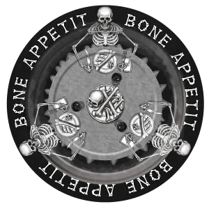 Bone Appetit Paper Dinner Plates - 8 Ct.<Oriental Trading Shop