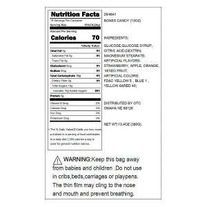 Bones Hard Candy - 19 Pc.<Oriental Trading Cheap