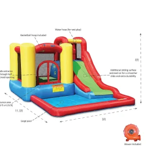 Bounceland Jump & Splash Adventure Bounce House With Slide<Oriental Trading Best
