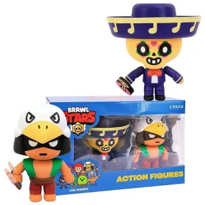 Oriental Trading Character Toys*Brawl Stars Bo & Poco Guitar Bow Line Friends Fighter Brawler Figure Set Pmi International