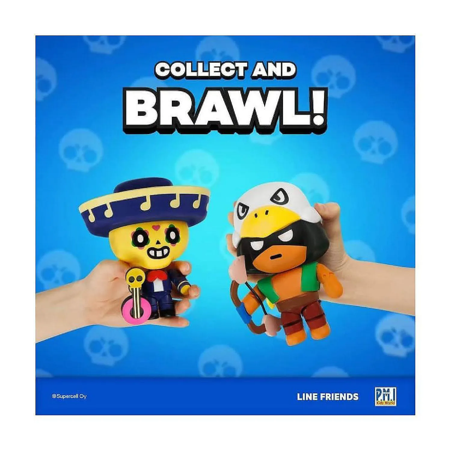 brawl_stars_bo__poco_guit_2.webp Oriental Trading Character Toys*Brawl Stars Bo & Poco Guitar Bow Line Friends Fighter Brawler Figure Set Pmi International