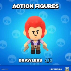 Oriental Trading Character Toys*Brawl Stars Colt Cowboy With Pistols Tough Guy Brawler Action Figure Pmi International