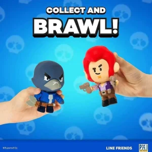 Oriental Trading Character Toys*Brawl Stars Colt Cowboy With Pistols Tough Guy Brawler Action Figure Pmi International