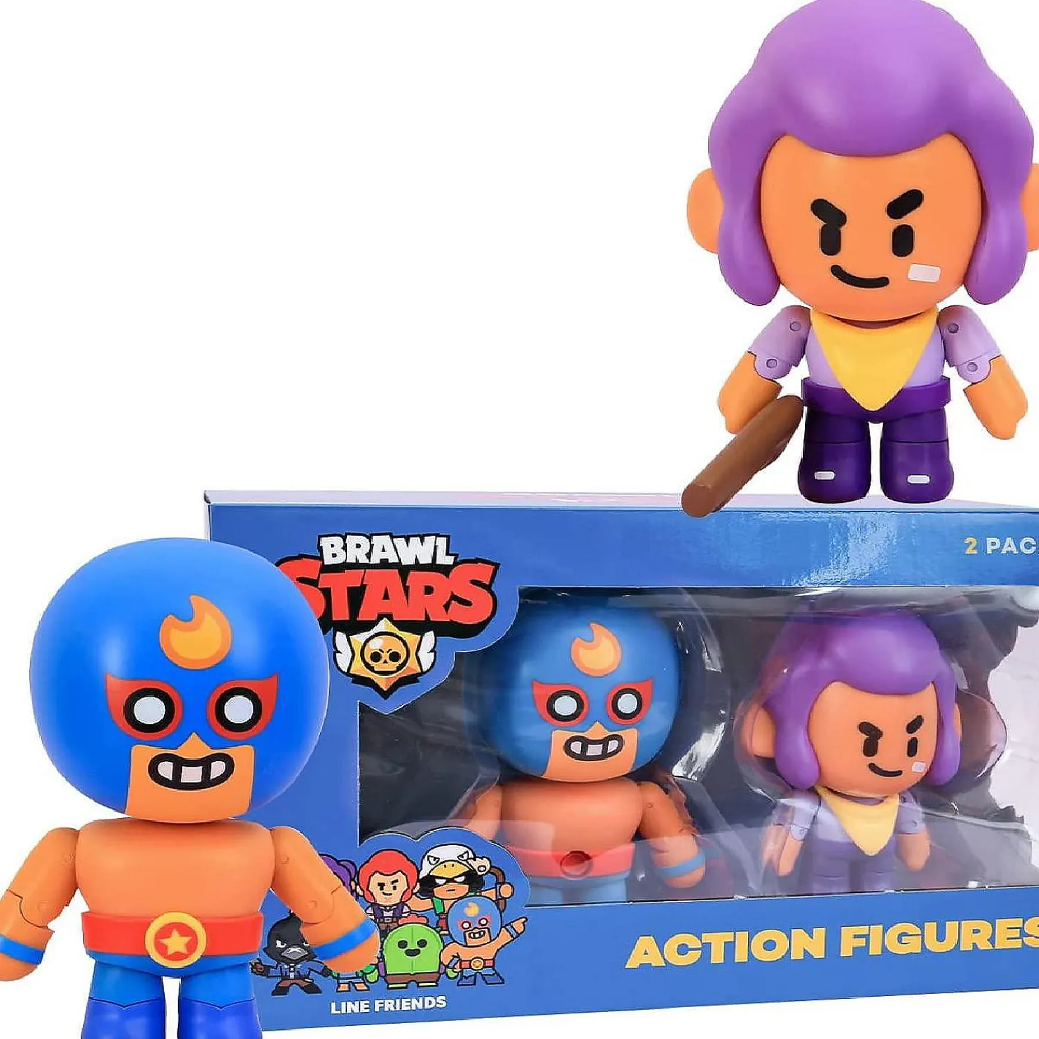 brawl_stars_shelly__el_pr_0.webp Oriental Trading Character Toys*Brawl Stars Shelly & El Primo Blaster Wrestler Brawler Fighter Figure Set Pmi International
