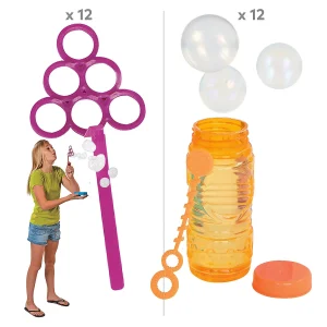Bubble Wand & Bubble Bottle Kit - 24 Pc.<Oriental Trading Best